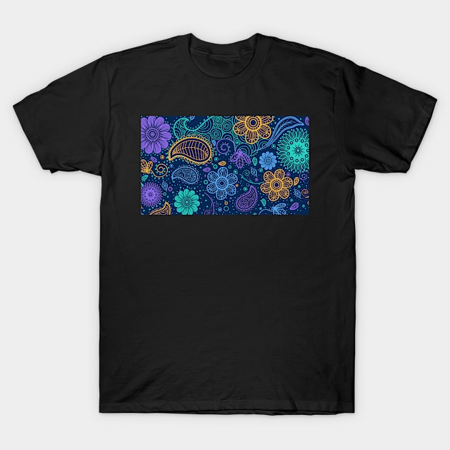 Paisley Pattern T-Shirt by Bestseller